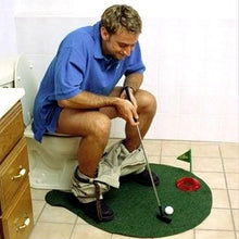 Potty Putter Toilet Putting Mat Golf Game for Bathroom