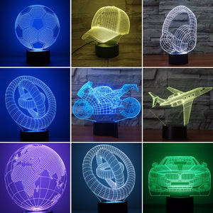 New Trend Creative 3D Desk & Night Lights